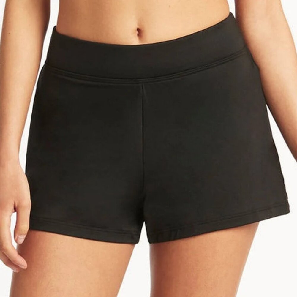 Women's Black Swim Shorts
